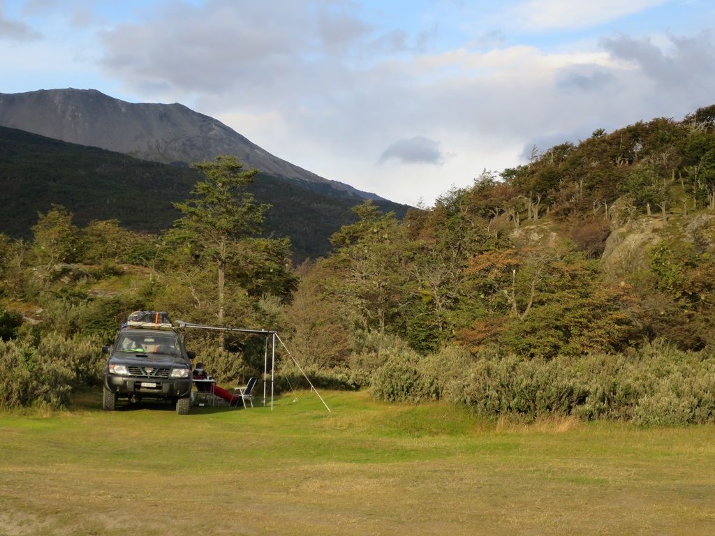 Unser Campingplatz im Tierra del Fuego Nationalpark