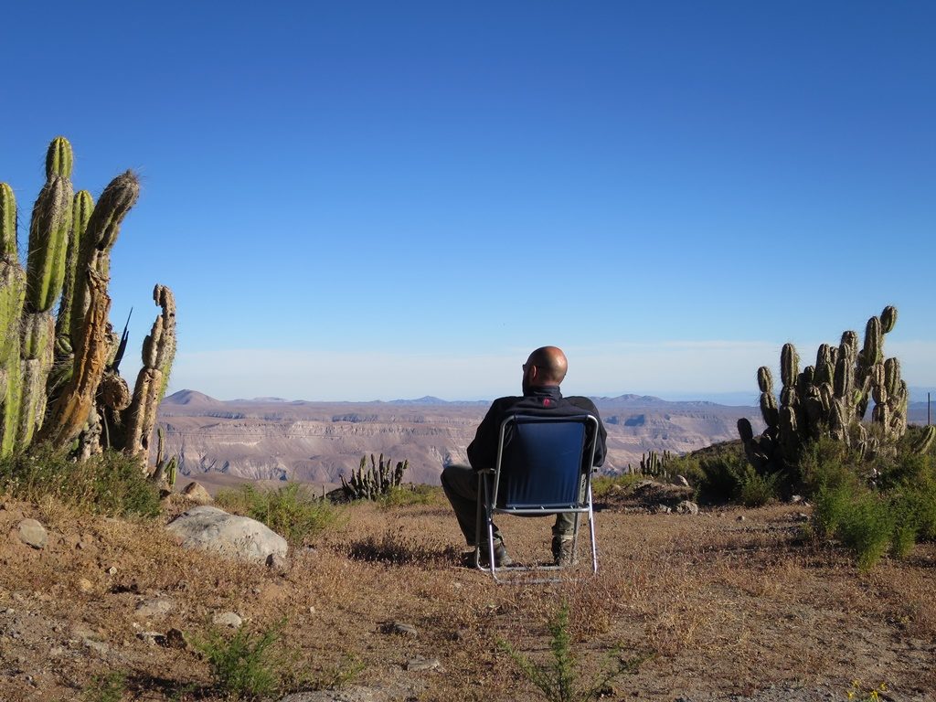 Übernachtung in der Kiesgrube mit toller Aussicht