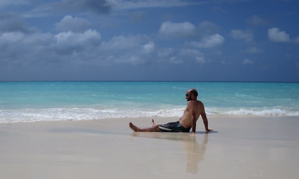 Aussicht aufs Meer an der Eagle Beach